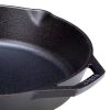 12-inch Cast Iron Skillet Frying Pan with Pour Spout - Made in the USA