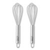 Thyme & Table 2-Pack Silicone Mini Whisks, Gray