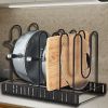 8-layer pot rack, lid rack, and pot rack, multiple DIY methods for 8-layer pots, adjustable kitchen organization, (Prohibited from selling on Amazon)