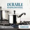 Farberware 3-Quart Classic Series Stainless Steel Saucepan with lid, Silver