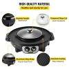 VEVOR 2 in 1 Electric BBQ Pan Grill Hot Pot Portable Hot Pot BBQ Grill 2200W