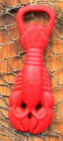 Lobster Bottle Opener Red