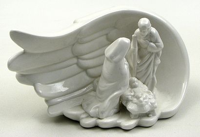 Ceramic Nativity in Wing