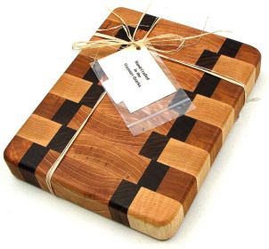 End Grain Multi Wood Chopping Block